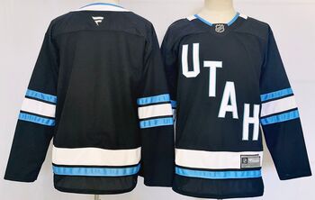 blank version Utah Hockey stitched hockey jersey-black MEN WOMEN YOUTH S-6XL SIZE