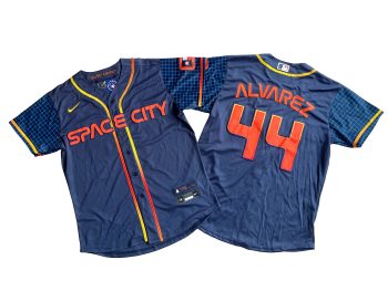 Houston Astros 44# Yordan Alvarez Navy City Connect Replica Player Jersey MEN WOMEN YOUTH S-6XL SIZE