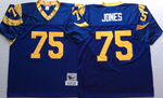 san louis rams Blue #75 JONES
