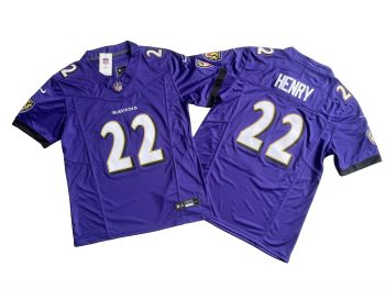 Baltimore Ravens 22 Derrick Henry yythkg MEN WOMEN YOUTH S-6XL SIZE