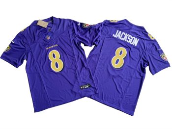Baltimore Ravens 8 Lamar Jackson Vap MEN WOMEN YOUTH S-6XL SIZE