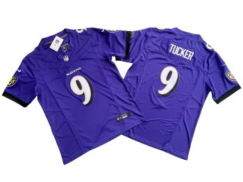 Baltimore Ravens 9 Justin Tucker Vapor MEN WOMEN YOUTH S-6XL SIZE