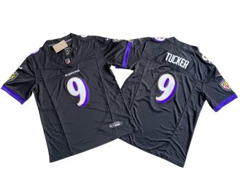Baltimore Ravens 9 Justin Tucker Vapor MEN WOMEN YOUTH S-6XL SIZE