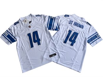 Detroit Lions 14 Amon-Ra St. Brown yy MEN WOMEN YOUTH S-6XL SIZE