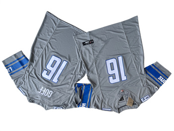 Detroit Lions 16 Jared Goff Vapor yyt MEN WOMEN YOUTH S-6XL SIZE