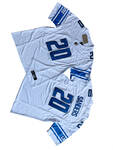 雄狮20号白色传奇三代球衣–Detroit Lions 20_ Barry Sanders Nike Vapor_