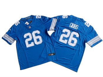 Detroit Lions Jahmyr Gibbs Blue MEN WOMEN YOUTH S-6XL SIZE