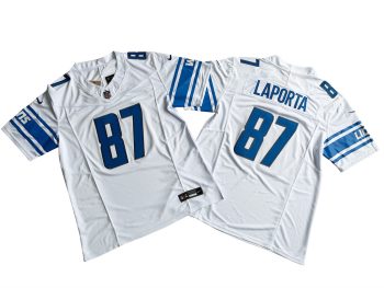Detroit Lions 87 Sam Laporta Vaporyy MEN WOMEN YOUTH S-6XL SIZE