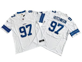 Detroit Lions Aidan Hutchinson Whi MEN WOMEN YOUTH S-6XL SIZE