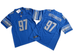雄狮97号蓝色传奇三代球衣–Detroit Lions 97_ Aidan Hutchinson Nike Vap
