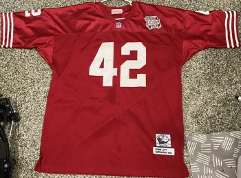 Mitchell & Ness San Francisco 49ers #42 RONNIE LOTT Super Bowl  football jersey