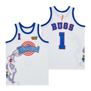 #1 LOONEY TUNES BUGS BUNNY BASKETBALL JERSEY RED MEN WOMEN YOUTH S-6XL SIZE