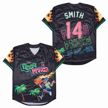 14# THE FRESH PRINCE OF BELAIR BASEBALL JERSEY black men women youth size S-6XL