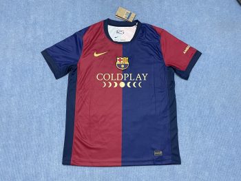 24-25 Barca Home (Sponsor) Custom name and number