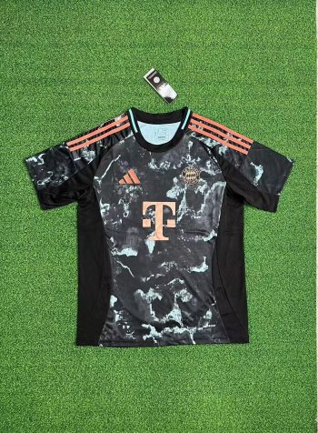 24-25 Bayern away balck Custom name and number