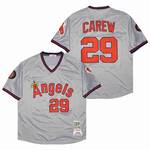 #29 Rod Carew Jersey Old Classic Style Gray jersey men women youth size S-6XL