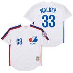 #33 walker Montreal Expos Jersey white men women youth size S-6XL