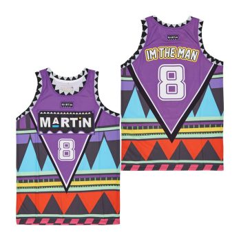 8# MARTIN TRIBAL SATIN JERSEY MEN WOMEN YOUTH S-6XL SIZE
