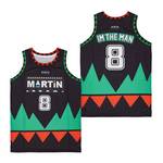 8# MARTIN TRIBAL SATIN JERSEY BLACK