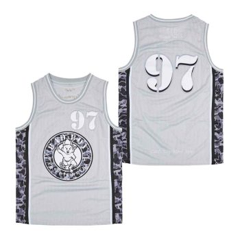 97# BADBOY SHINY BASKETBALL JERSEY MEN WOMEN YOUTH S-6XL SIZE