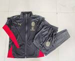 2024-25 AC Milan Black. -AC Milan Soccer training uniform  youth size S-3XL