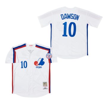 Andre Dawson Montreal Expos Jersey 1982 white men women youth size S-6XL