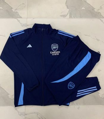 2024-25 Arsenal Blue -Arsenal Soccer training uniform  youth size S-3XL