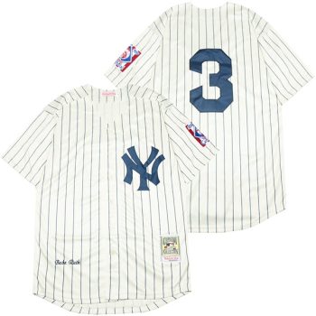 Babe Ruth New York Yankees Jersey Mitchell & Ness cream men women youth size S-6XL