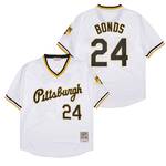 Barry Bonds Pittsburgh Pirates Jersey Mitchell & Ness white men women youth size S-6XL