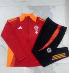 2024-25 Bayern Red -Bayern Munich Soccer training uniform  youth size S-3XL
