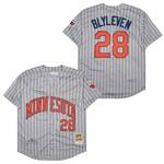 Bert Blyleven Minnesota Twins Jersey Mitchell & Ness grey