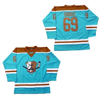 Blueberry Ice Hockey Jersey 69 Shoresy Sudbury Bulldog Stitched Movie Jerseys Blue MEN WOMEN YOUTH S-6XL SIZE