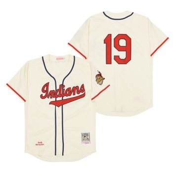 Bob Feller Cleveland Indians Jersey #19 No name on back men women youth size S-6XL