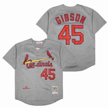 Bob Gibson St. Louis Cardinals Jersey 1967 Mitchell & Ness men women youth size S-6XL