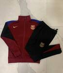 2024-25 Bordeaux dark red --Barcelona Soccer training uniform  youth size S-3XL