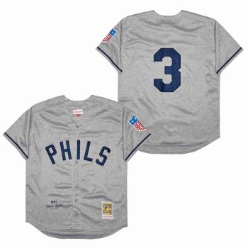 Bryce Harper Philadelphia Phillies Jersey Mitchell & Ness grey retro men women youth size S-6XL