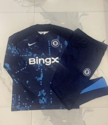 2024-25 Chelsea Blue ink jet. -Chelsea Soccer training uniform  youth size S-3XL