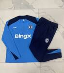 2024-25 Chelsea Lake Blue (Player version) -Chelsea Soccer training uniform  youth size S-3XL