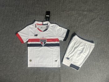 Children's clothing 24-25 São Paulo FC home customize name and number
