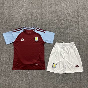 Children's wear 24-25 Aston Villa home customize name and number