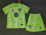 Children's wear 24-25 Barcelona away customize name and number