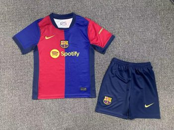 Children's wear 24-25 Barcelona home customize name and number