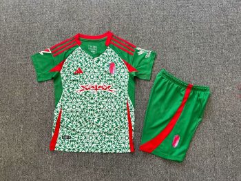 Children's wear 24-25 Granada away green customize name and number