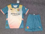 Children's wear 24-25 Manchester City away customize name and number