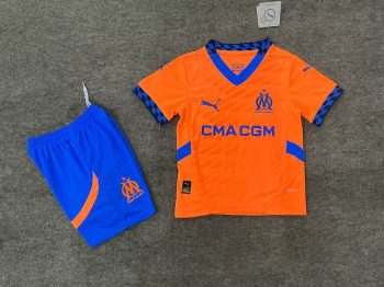 Children's wear 24-25 Marseille away customize name and number