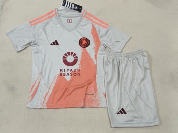 Children's wear 24-25 Rome away customize name and number