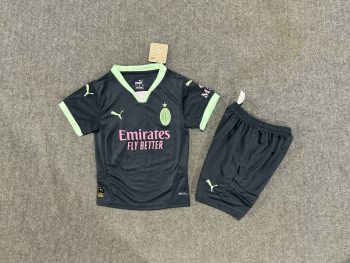 Children's wear 24-25AC Milan away customize name and number