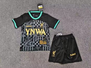 Children's wear 24-25AC co-branded black customize name and number