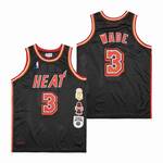 DWYANEWADEMAMIHEATLEGACY THROWBACKHARDWOOD CLASSICS JERSEY MEN WOMEN YOUTH S-6XL SIZE
