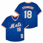 Darryl Strawberry New York Mets Jersey Mitchell & Ness blue retro men women youth size S-6XL
